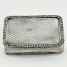 George Unite Sterling Silver Snuff or Trinket Box