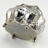 Late Victorian Sterling Silver Tea Caddy or Trinket Box