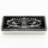 Pretty Sterling Silver and Tortoiseshell Jewellery or Trinket Box (1914)