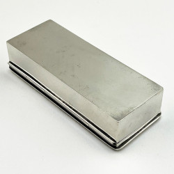 Pretty Sterling Silver and Tortoiseshell Jewellery or Trinket Box