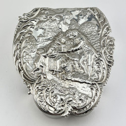 Victorian William Comyns Sterling Silver Jewellery or Trinket Box