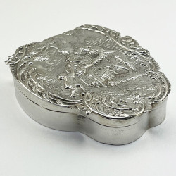 Victorian William Comyns Sterling Silver Jewellery or Trinket Box