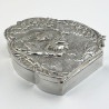 Victorian William Comyns Sterling Silver Jewellery or Trinket Box