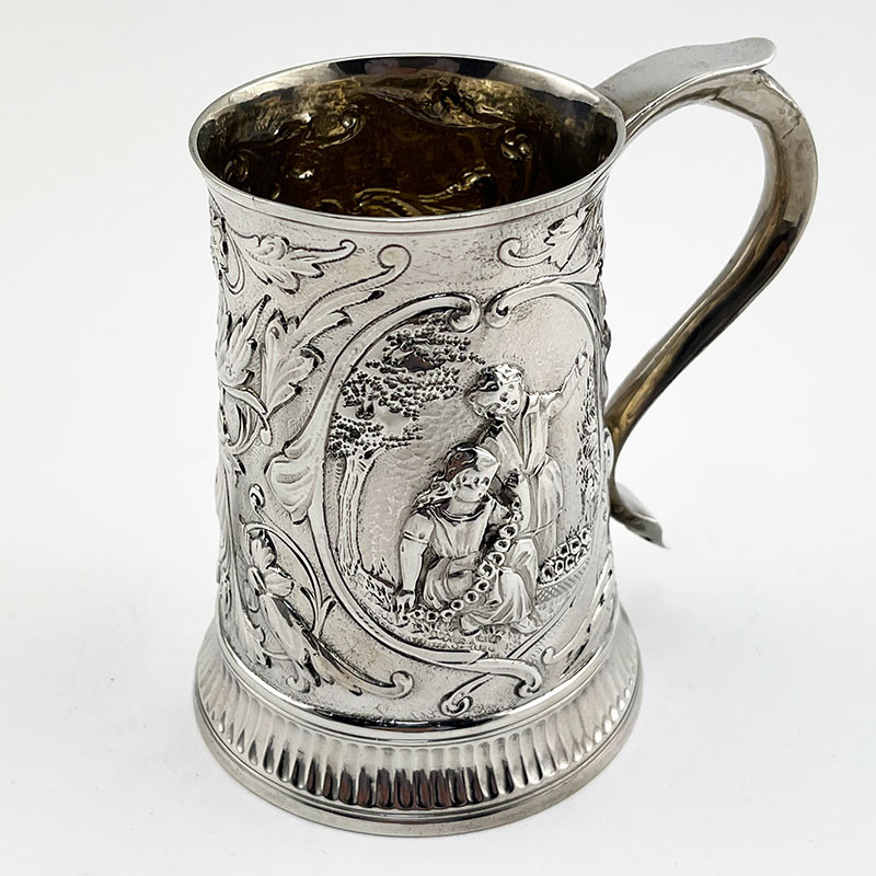 Peter Ann & William Bateman Georgian Sterling Silver Christening Mug