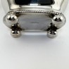 Edwardian Sterling Silver Oval Tea Caddy