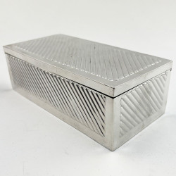Stunning Silver Plated Trinket or Cigarette Box