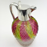 Rare and Unusual Stevens & Williams Silver Plated Claret Jug