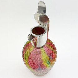 Rare and Unusual Stevens & Williams Silver Plated Claret Jug