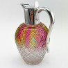 Rare and Unusual Stevens & Williams Silver Plated Claret Jug