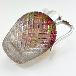 Rare and Unusual Stevens & Williams Silver Plated Claret Jug