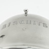 Novelty Bell Shaped Victorian Silver Plated Biscuit Barrel