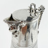 Superb Quality Victorian Engraved Glass Claret Jug