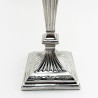 Elegant Pair of Mappin & Webb Silver Plated Candlesticks