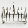 Novelty Silver Plated Equestrian Horseshoe Toast Rack