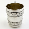 Handsome Victorian Sterling Silver Christening Mug
