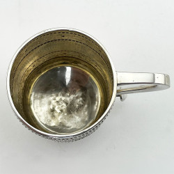 Handsome Victorian Sterling Silver Christening Mug