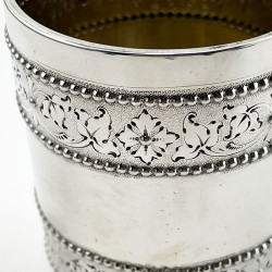 Handsome Victorian Sterling Silver Christening Mug