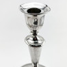 Elegant Pair of George III Sterling Silver Candlesticks