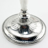 Elegant Pair of George III Sterling Silver Candlesticks