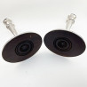 Elegant Pair of George III Sterling Silver Candlesticks