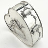 Large Heart Shaped Sterling Silver Jewellery or Trinket Box