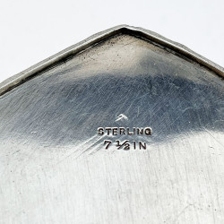 Large Heart Shaped Sterling Silver Jewellery or Trinket Box
