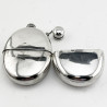Good Quality Victorian Sterling Silver Hip Flask