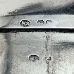Good Quality Victorian Sterling Silver Hip Flask