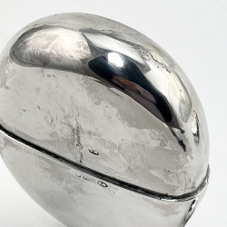 Good Quality Victorian Sterling Silver Hip Flask