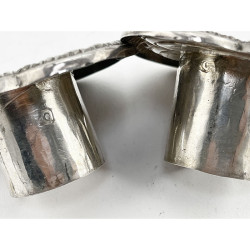 Rare Pair of Quatrefoil Style Georgian Sterling Silver Candlesticks