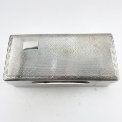Good Gauge Chester Sterling Silver Trinket or Cigarette Box