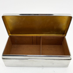 Good Gauge Chester Sterling Silver Trinket or Cigarette Box