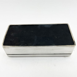 Good Gauge Chester Sterling Silver Trinket or Cigarette Box