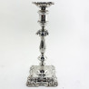 Pair of George III Style Sterling Silver Candlesticks