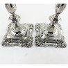 Pair of George III Style Sterling Silver Candlesticks