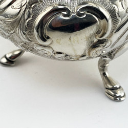 Unusual Early Victorian Sterling Silver Cream Jug