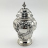 William Comyns & Son Victorian Sterling Silver Tea Caddy (1887)