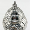William Comyns & Son Victorian Sterling Silver Tea Caddy