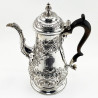 Fine George II Sterling Silver Coffee Pot