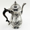 Fine George II Sterling Silver Coffee Pot