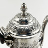 Fine George II Sterling Silver Coffee Pot