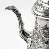 Fine George II Sterling Silver Coffee Pot
