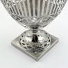 Elegant George III Sterling Silver Sugar Basket