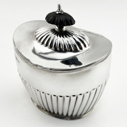 Good Quality 10.3 Troy Oz Sterling Silver Tea Caddy