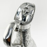 English Victorian Silver Plated and Engraved Claret Jug