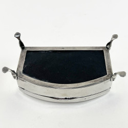 Stylish Plain Sterling Silver Jewellery or Trinket Box
