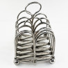 Victorian Novelty Silver Plated Expanding Toast Rack