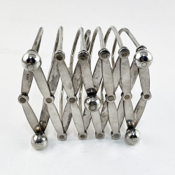 Victorian Novelty Silver Plated Expanding Toast Rack