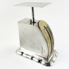 Rare and Large Edwardian Sterling Silver Postal Scales (1903)