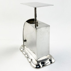Rare and Large Edwardian Sterling Silver Postal Scales